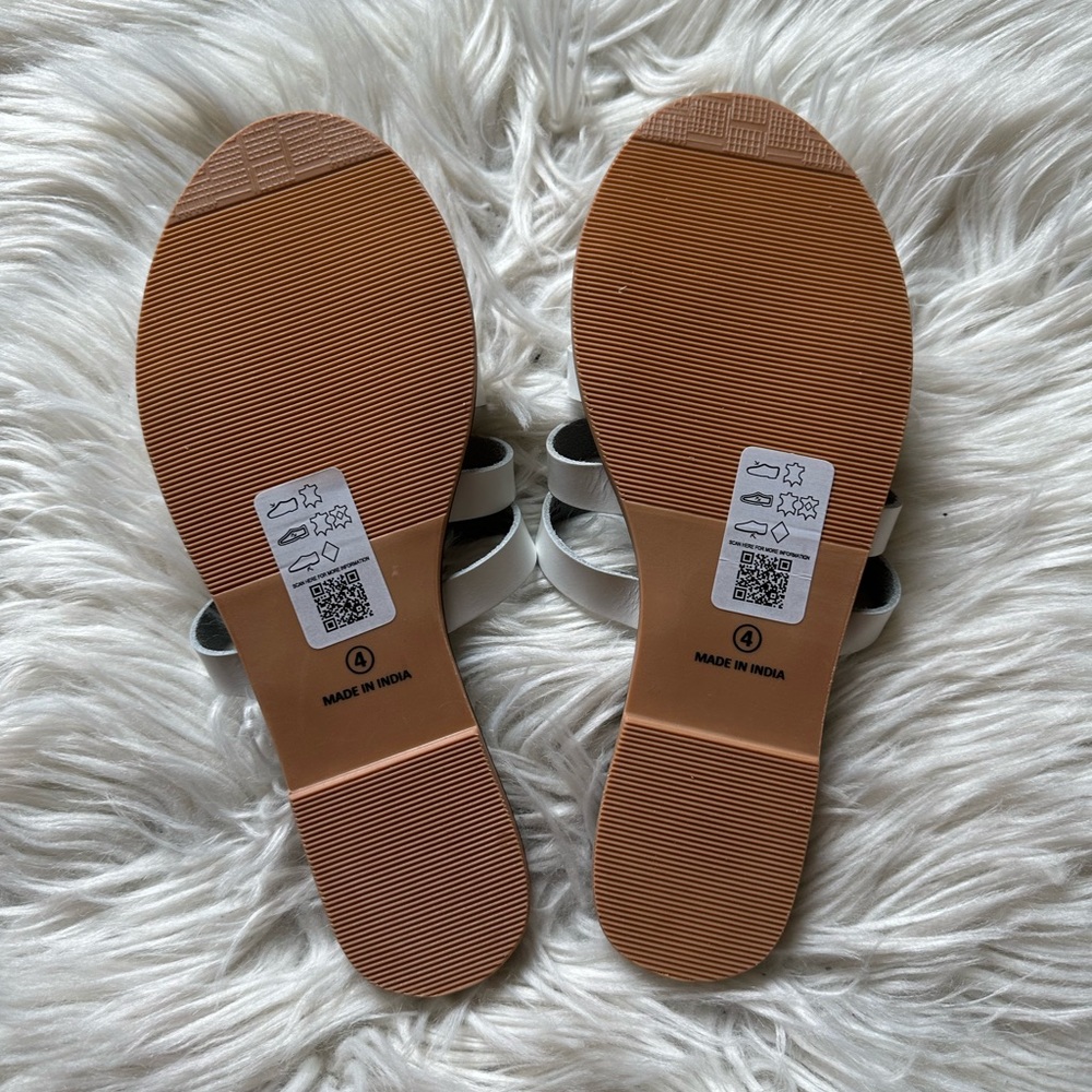 NWOT ASOS Design leather flat fisherman sandals - Picture 3 of 9